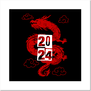 YEAR OF THE DRAGON 2024 Posters and Art